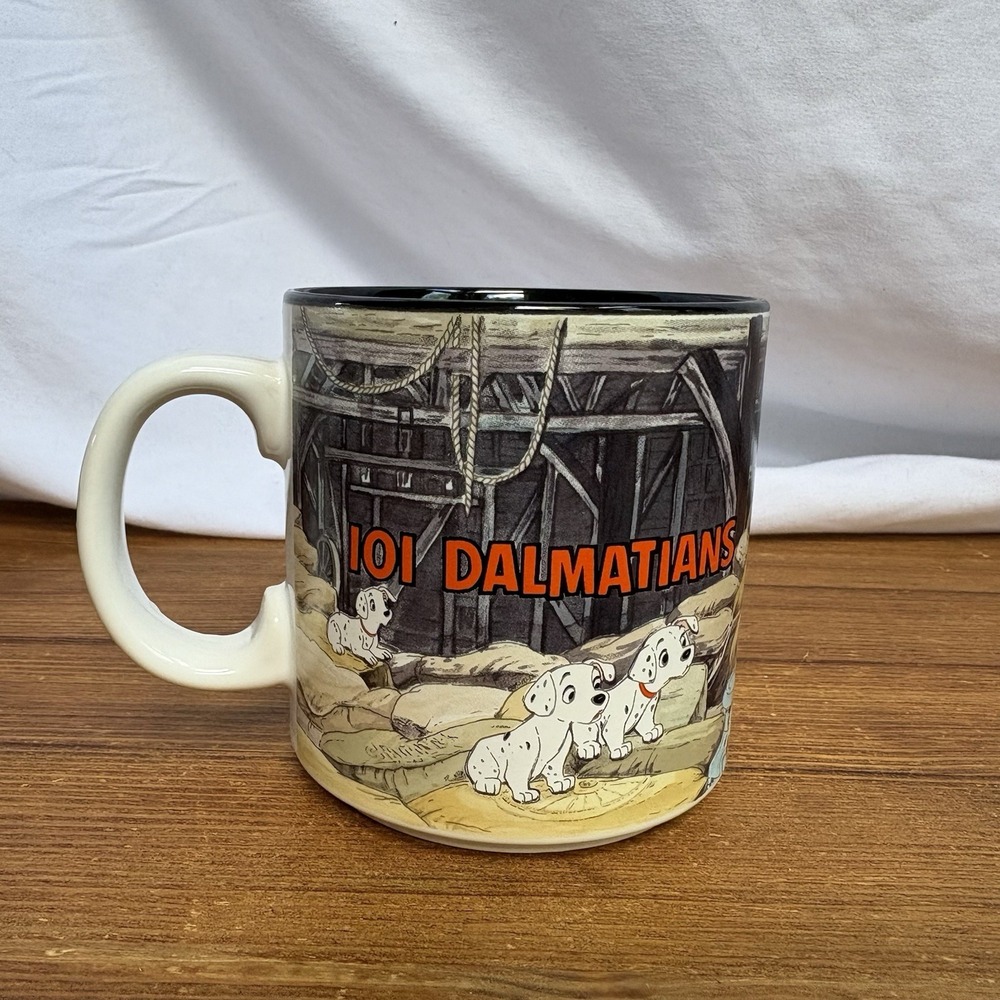 Vintage Disney 101 Dalmatians Mug Made in Japan Ceramic Collectible